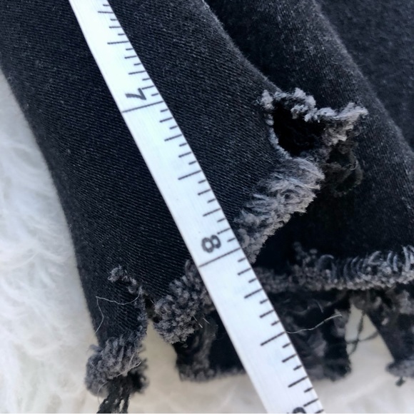 Jones New York Black Denim Shorts Madison Bermuda sz. 10 - Picture 3 of 8